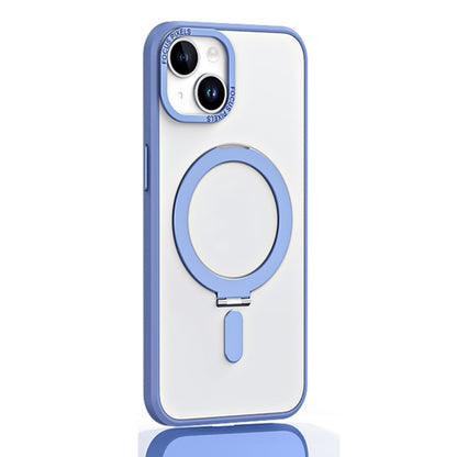Skin Feel MagSafe Shockproof Protective Phone Case with Holder, For iPhone 14, For iPhone 14 Plus, For iPhone 14 Pro, For iPhone 14 Pro Max