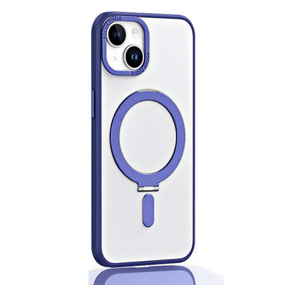 Skin Feel MagSafe Shockproof Protective Phone Case with Holder, For iPhone 14, For iPhone 14 Plus, For iPhone 14 Pro, For iPhone 14 Pro Max