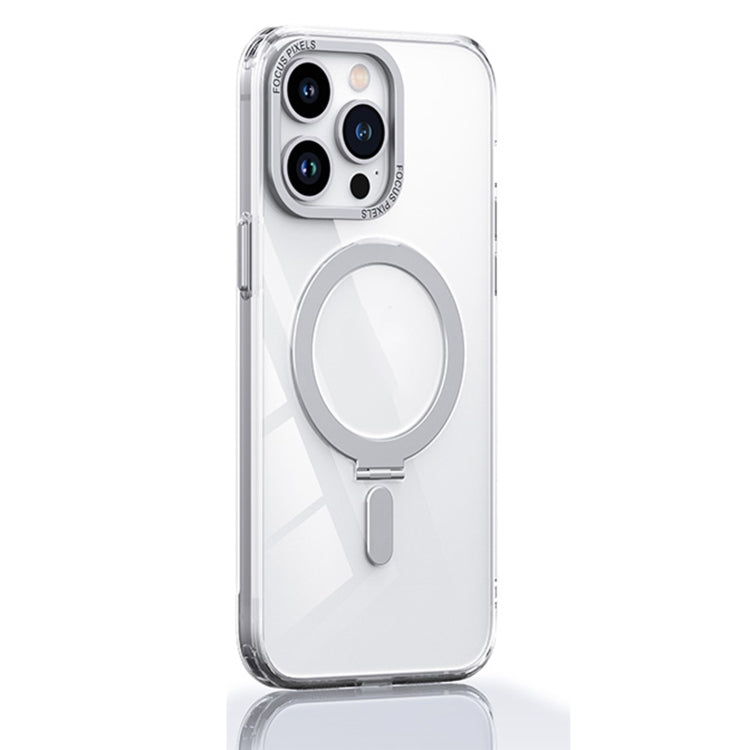 Skin Feel MagSafe Shockproof Protective Phone Case with Holder, For iPhone 14, For iPhone 14 Plus, For iPhone 14 Pro, For iPhone 14 Pro Max