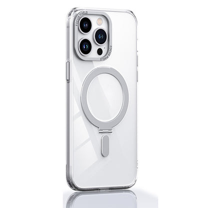 Skin Feel MagSafe Shockproof Protective Phone Case with Holder, For iPhone 14, For iPhone 14 Plus, For iPhone 14 Pro, For iPhone 14 Pro Max