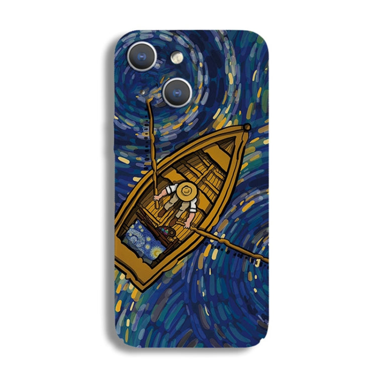 Precise Hole Oil Painting Pattern PC Phone Case, For iPhone 15 Pro Max, For iPhone 15 Pro, For iPhone 15 Plus, For iPhone 15, For iPhone 14 Plus