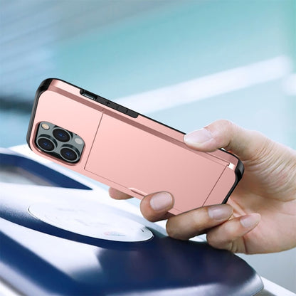 Shockproof Armor Phone Case with Slide Card Slot