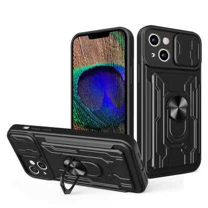 Sliding Camshield TPU+PC Phone Case with Card Slot, For iPhone 15 Pro Max, For iPhone 15 Pro, For iPhone 15 Plus, For iPhone 15