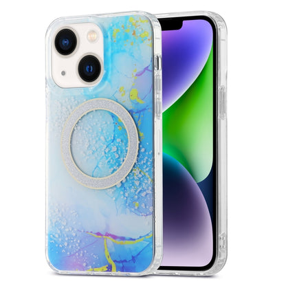 Dual-side IMD Marble Magsafe Phone Case, For iPhone 15 Pro Max, For iPhone 14, For iPhone 15 Pro, For iPhone 14 Pro, For iPhone 14 Pro Max, For iPhone 15 Plus