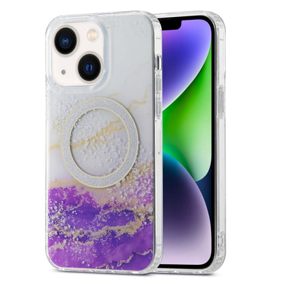 Dual-side IMD Marble Magsafe Phone Case, For iPhone 15 Pro Max, For iPhone 14, For iPhone 15 Pro, For iPhone 14 Pro, For iPhone 14 Pro Max, For iPhone 15 Plus