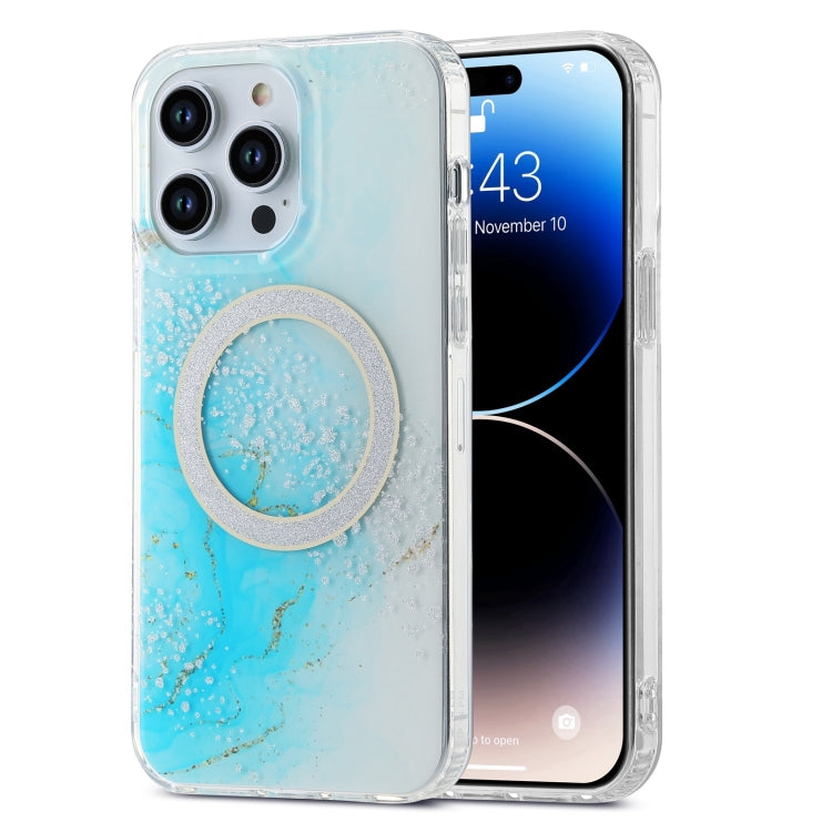 Dual-side IMD Marble Magsafe Phone Case, For iPhone 15 Pro Max, For iPhone 14, For iPhone 15 Pro, For iPhone 14 Pro, For iPhone 14 Pro Max, For iPhone 15 Plus