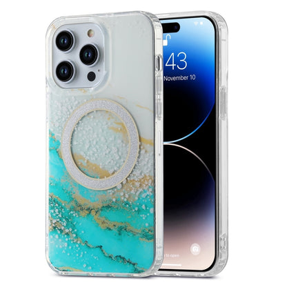 Dual-side IMD Marble Magsafe Phone Case, For iPhone 15 Pro Max, For iPhone 14, For iPhone 15 Pro, For iPhone 14 Pro, For iPhone 14 Pro Max, For iPhone 15 Plus