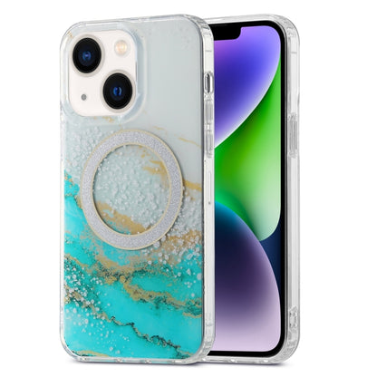 Dual-side IMD Marble Magsafe Phone Case, For iPhone 15 Pro Max, For iPhone 14, For iPhone 15 Pro, For iPhone 14 Pro, For iPhone 14 Pro Max, For iPhone 15 Plus