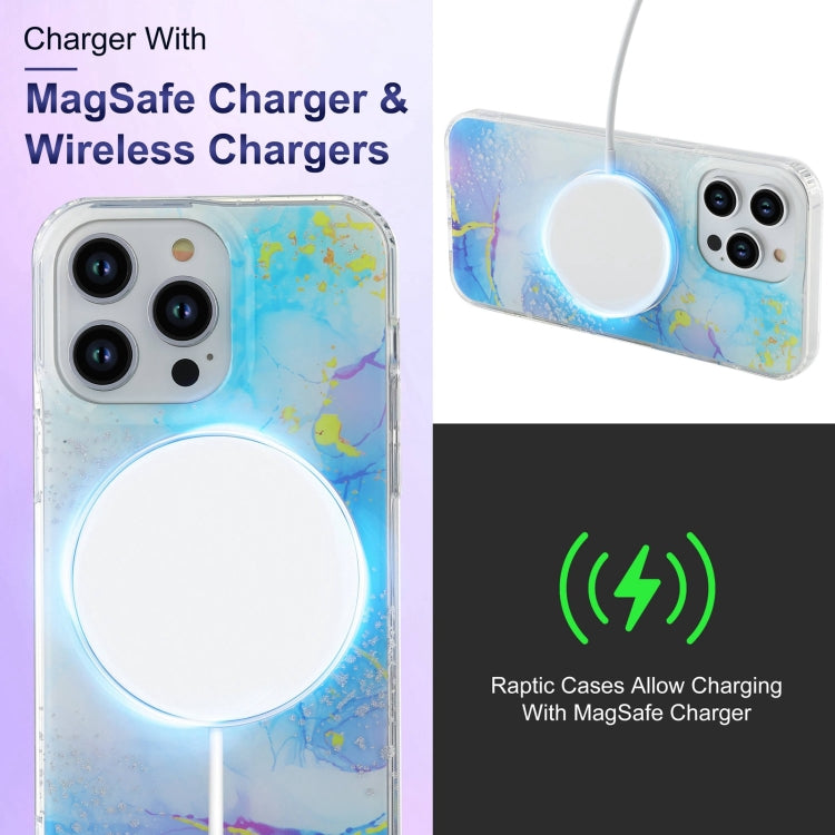Dual-side IMD Marble Magsafe Phone Case, For iPhone 15 Pro Max, For iPhone 14, For iPhone 15 Pro, For iPhone 14 Pro, For iPhone 14 Pro Max, For iPhone 15 Plus
