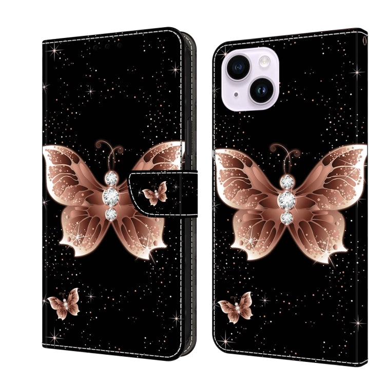 Crystal 3D Shockproof Protective Leather Phone Case