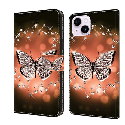 Crystal 3D Shockproof Protective Leather Phone Case