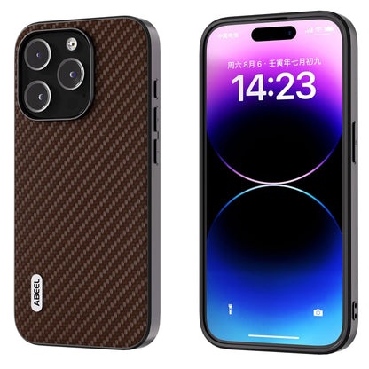 ABEEL Carbon Fiber Texture Protective Phone Case, For iPhone 15 Pro Max, For iPhone 15 Pro, For iPhone 15, For iPhone 14 Pro, For iPhone 15 Plus, For iPhone 14 Pro Max