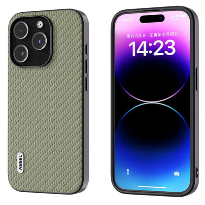 ABEEL Carbon Fiber Texture Protective Phone Case, For iPhone 15 Pro Max, For iPhone 15 Pro, For iPhone 15, For iPhone 14 Pro, For iPhone 15 Plus, For iPhone 14 Pro Max