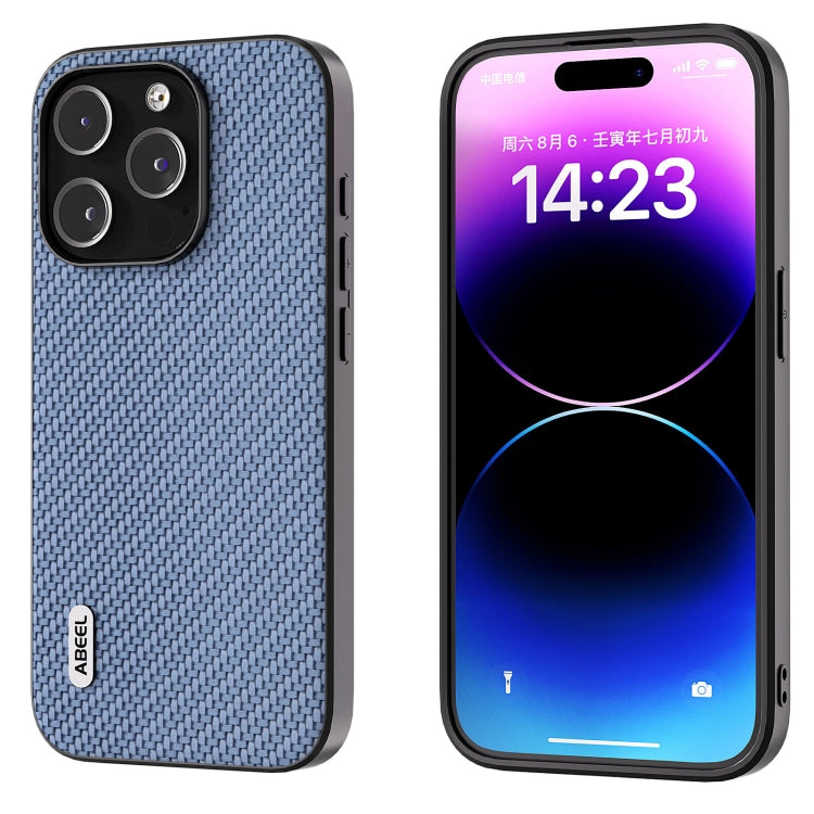ABEEL Carbon Fiber Texture Protective Phone Case, For iPhone 15 Pro Max, For iPhone 15 Pro, For iPhone 15, For iPhone 14 Pro, For iPhone 15 Plus, For iPhone 14 Pro Max