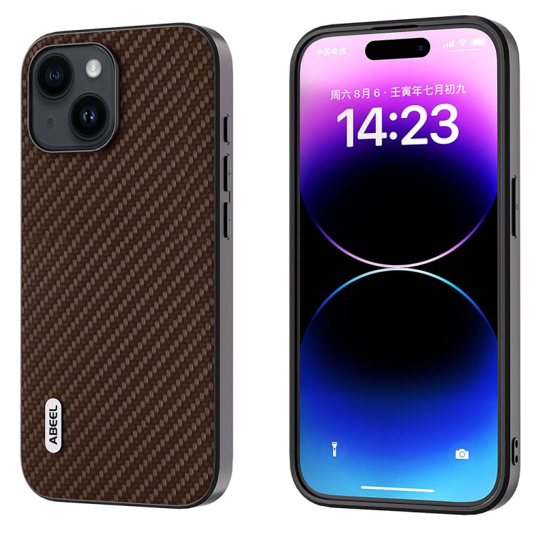 ABEEL Carbon Fiber Texture Protective Phone Case, For iPhone 15 Pro Max, For iPhone 15 Pro, For iPhone 15, For iPhone 14 Pro, For iPhone 15 Plus, For iPhone 14 Pro Max