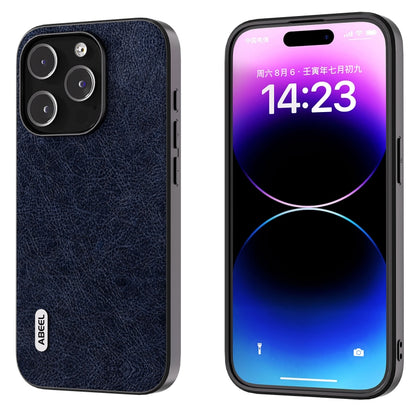 ABEEL Retro Litchi Texture PU Phone Case, For iPhone 15 Pro Max, For iPhone 15 Pro, For iPhone 15 Plus, For iPhone 15, For iPhone 14 Plus, For iPhone 14, For iPhone 14 Pro, For iPhone 14 Pro Max