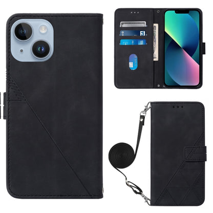 Crossbody 3D Embossed Flip Leather Phone Case