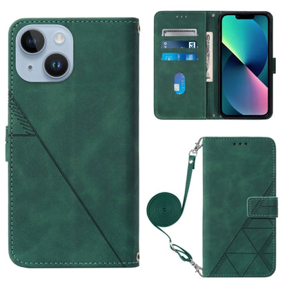 Crossbody 3D Embossed Flip Leather Phone Case