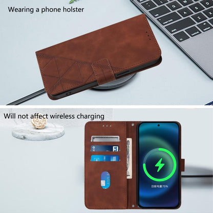 Crossbody 3D Embossed Flip Leather Phone Case