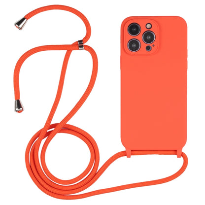 Crossbody Lanyard Liquid Silicone Case, For iPhone 16, For iPhone 15 Pro Max, For iPhone 15 Pro