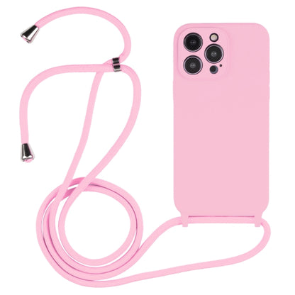 Crossbody Lanyard Liquid Silicone Case, For iPhone 16, For iPhone 15 Pro Max, For iPhone 15 Pro