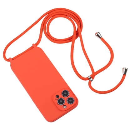Crossbody Lanyard Liquid Silicone Case, For iPhone 16, For iPhone 15 Pro Max, For iPhone 15 Pro