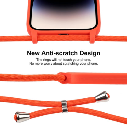 Crossbody Lanyard Liquid Silicone Case, For iPhone 16, For iPhone 15 Pro Max, For iPhone 15 Pro