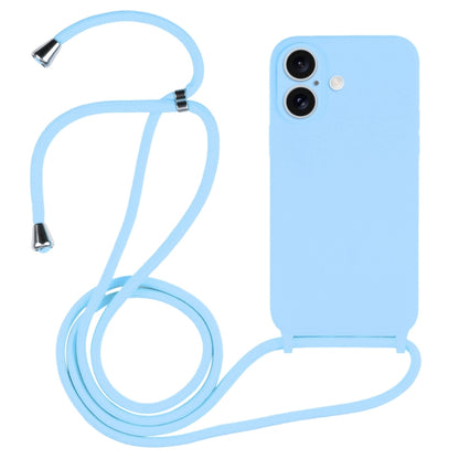 Crossbody Lanyard Liquid Silicone Case, For iPhone 16, For iPhone 15 Pro Max, For iPhone 15 Pro