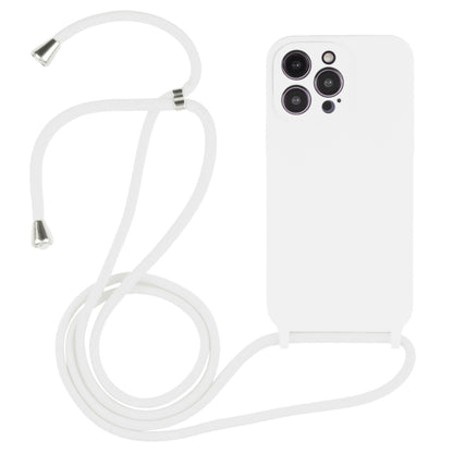 Crossbody Lanyard Liquid Silicone Case, For iPhone 16 Pro Max, For iPhone 16 Pro, For iPhone 16 Plus
