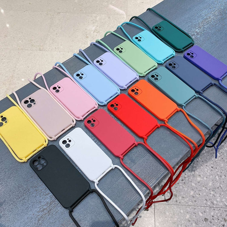 Crossbody Lanyard Liquid Silicone Case, For iPhone 16 Pro Max, For iPhone 16 Pro, For iPhone 16 Plus