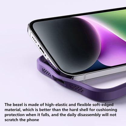 Skin Feel MagSafe Shockproof Phone Case with Holder, For iPhone 15 Pro Max, For iPhone 15 Pro, For iPhone 15 Plus, For iPhone 15