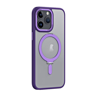 Skin Feel MagSafe Shockproof Phone Case with Holder, For iPhone 15 Pro Max, For iPhone 15 Pro, For iPhone 15 Plus, For iPhone 15