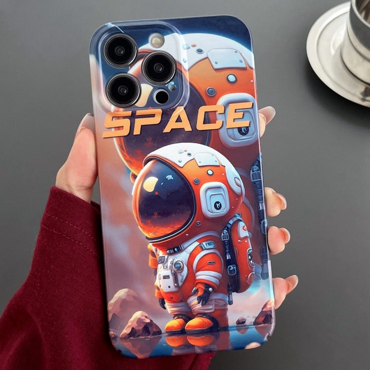 Painted Pattern Precise Hole PC Phone Case, For iPhone 15 Pro