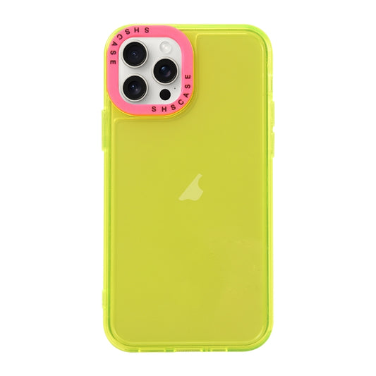 Color Contrast Lens Frame Transparent TPU Phone Case