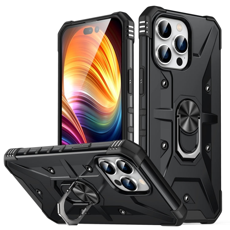 Ring Holder Phone Case, For iPhone 16e, For iPhone 16 Pro Max, For iPhone 16 Pro, For iPhone 15 Pro Max, For iPhone 15 Pro