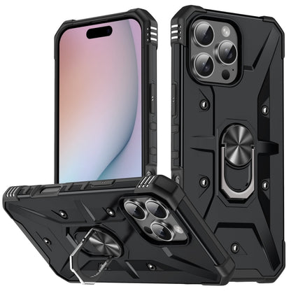 Ring Holder Phone Case, For iPhone 16e, For iPhone 16 Pro Max, For iPhone 16 Pro, For iPhone 15 Pro Max, For iPhone 15 Pro