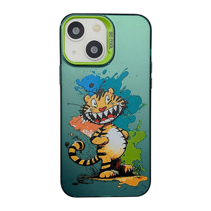 Cute Animal Pattern Series PC + TPU Phone Case, For iPhone 15 Pro Max, For iPhone 14, For iPhone 15 Pro, For iPhone 14 Pro