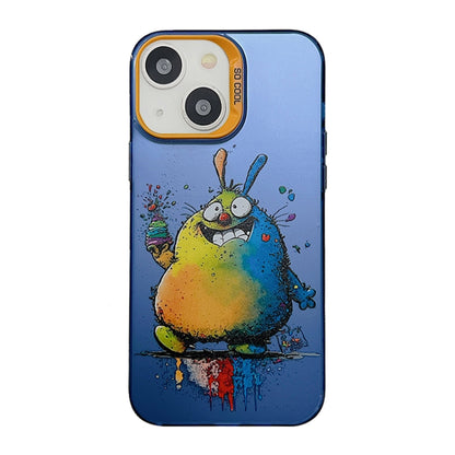 Cute Animal Pattern Series PC + TPU Phone Case, For iPhone 15 Pro Max, For iPhone 14, For iPhone 15 Pro, For iPhone 14 Pro