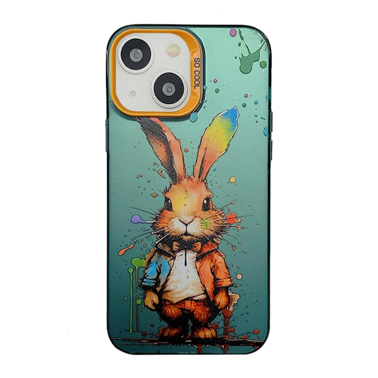 Cute Animal Pattern Series PC + TPU Phone Case, For iPhone 15 Pro Max, For iPhone 14, For iPhone 15 Pro, For iPhone 14 Pro