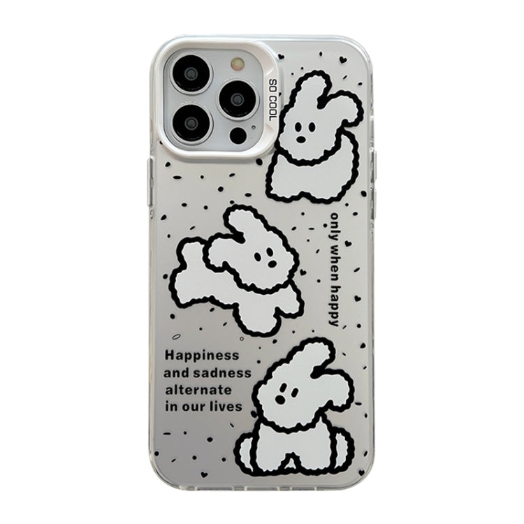 Cute Animal Pattern Series PC + TPU Phone Case, For iPhone 15 Pro Max, For iPhone 14, For iPhone 15 Pro, For iPhone 14 Pro