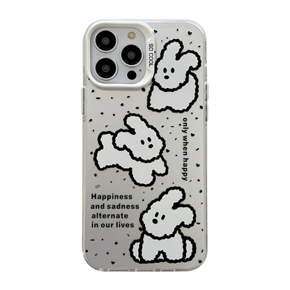 Cute Animal Pattern Series PC + TPU Phone Case, For iPhone 15 Pro Max, For iPhone 14, For iPhone 15 Pro, For iPhone 14 Pro