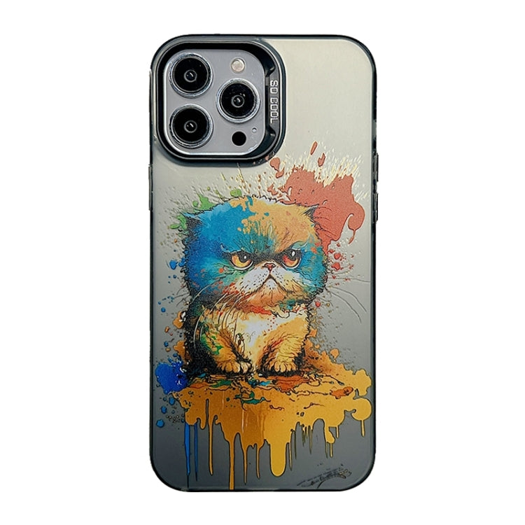 Cute Animal Pattern Series PC + TPU Phone Case, For iPhone 15 Pro Max, For iPhone 14, For iPhone 15 Pro, For iPhone 14 Pro