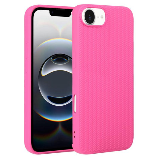 Weave Texture Silicone Phone Case, For iPhone 16e, For iPhone 16 Pro Max, For iPhone 16 Pro, For iPhone 16 Plus, For iPhone 16