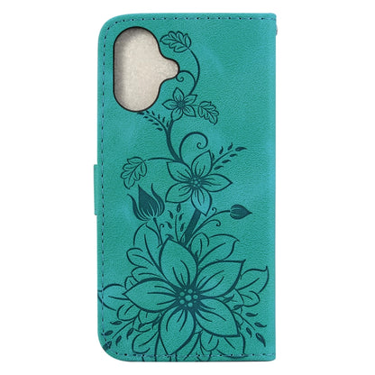 Lily Embossed Leather Phone Case