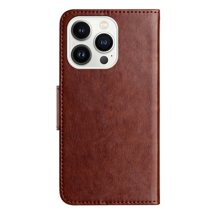 Butterfly Flower Pattern Flip Leather Phone Case, For iPhone 15 Pro, For iPhone 15 Plus, For iPhone 15