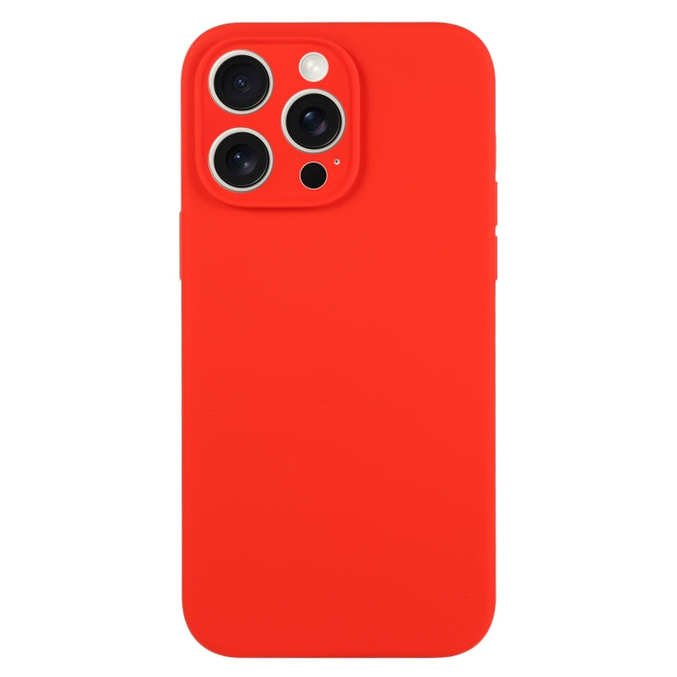 Pure Color Liquid Silicone Fine Pore Phone Case, For iPhone 16 Pro