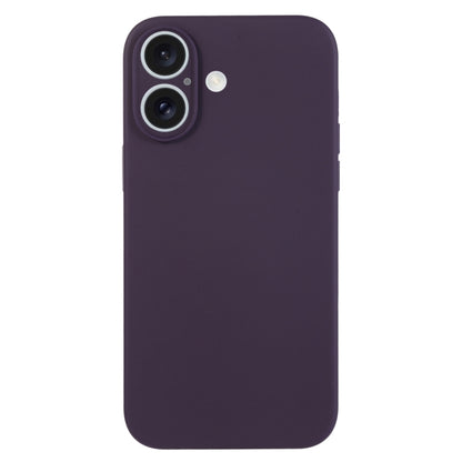 Pure Color Liquid Silicone Fine Pore Phone Case, For iPhone 16