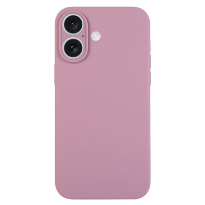 Pure Color Liquid Silicone Fine Pore Phone Case, For iPhone 16