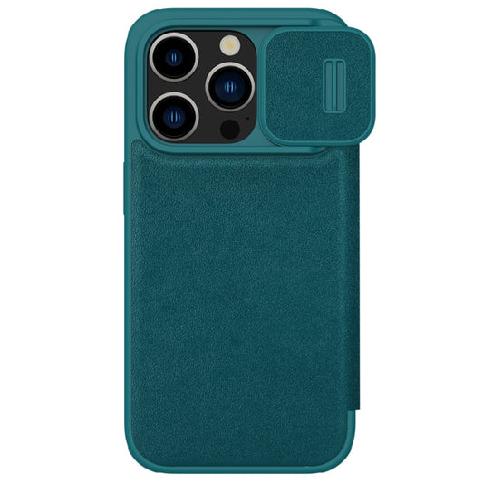 NILLKIN QIN Series Pro Plain Leather Phone Case, For iPhone 15 Pro Max, For iPhone 15 Pro, For iPhone 15 Plus, For iPhone 15