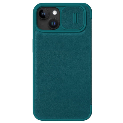 NILLKIN QIN Series Pro Plain Leather Phone Case, For iPhone 15 Pro Max, For iPhone 15 Pro, For iPhone 15 Plus, For iPhone 15